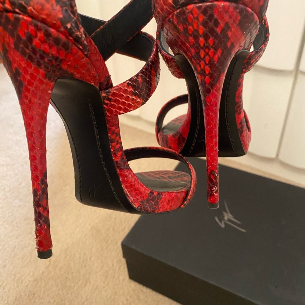 Giuseppe Zanotti Python Sandals 36 - image 4